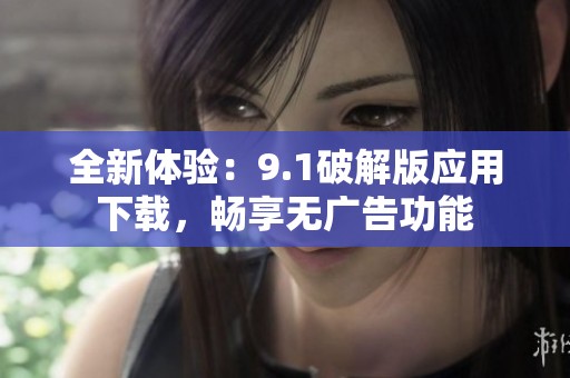 全新体验：9.1破解版应用下载，畅享无广告功能